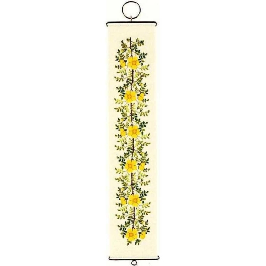 Haandarbejdets Fremme - Band Gelbe Rosen (Stickpackung)