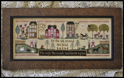 Stickvorlage Little House Needleworks - Hillside Travelers