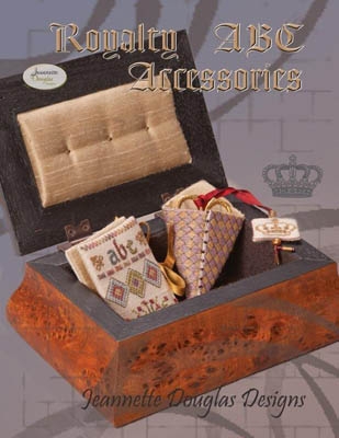 Stickvorlage Jeannette Douglas Designs - Royalty ABC Accessories