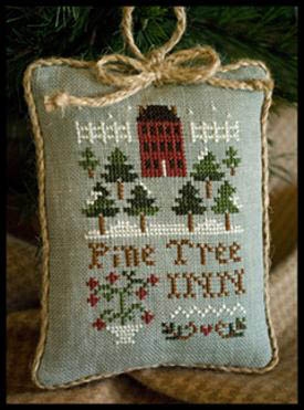 Stickvorlage Little House Needleworks - 2011 Ornament - Pine Tree Inn