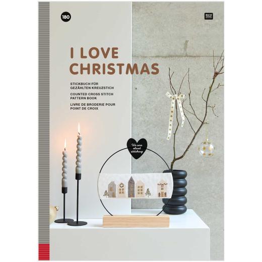 Rico Design Band 180 - Stickbuch I love Christmas (Ausverkauf)