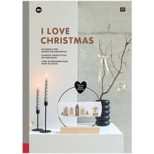 Rico Design Band 180 - Stickbuch I love Christmas