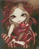 Stickvorlage Heaven and Earth - Sienna Dragonling (Ausverkauf)