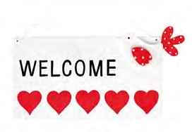 Rico Design Türschild Welcome 03483.00.00