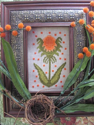 Stickvorlage By The Bay Needleart - Funky Flower Holly - Ausverkauf