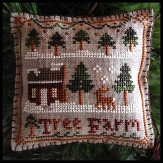 Stickvorlage Little House Needleworks - 2012 Ornament - Tree Farm