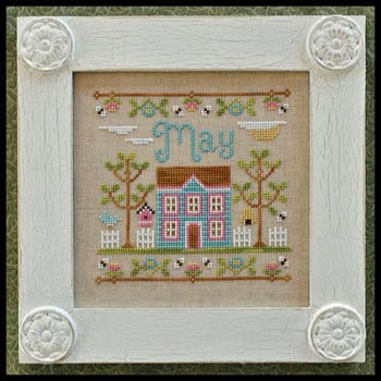Stickvorlage Country Cottage Needleworks - Cottage Of The Month - May