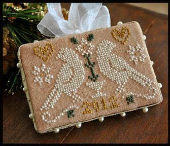 2012 Ornament Quaker Birds - Little House Needleworks (Stickvorlage)