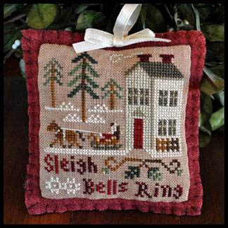 Stickvorlage Little House Needleworks - 2012 Ornament - Sleigh Bells Ring
