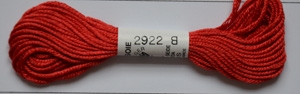Soie dAlger Seidenstickgarn - Farbe 2922 rot extra