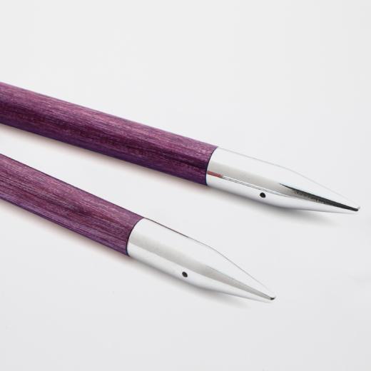 KnitPro Nadelspitzen Royale 6,50 mm - 128 mm lila AUSVERKAUF