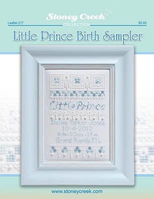 Stickvorlage Stoney Creek Collection - Little Prince Birth Sampler (Ausverkauf)