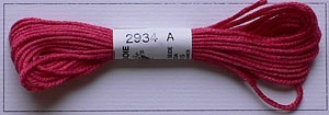 Soie dAlger Au Ver A Soie Seidenstickgarn Farbe 2934 rot