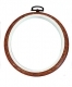 Flexi Hoop rund 17,5 cm, braun - DMC