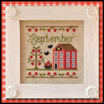 Stickvorlage Country Cottage Needleworks - Cottage Of The Month - September