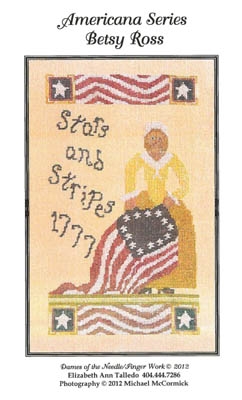 Stickvorlage Dames of the Needle - Betsy Ross-Stars & Stripes 1777