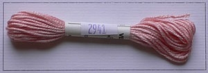 Soie dAlger Seidenstickgarn - Farbe 2941 kühles rot extra