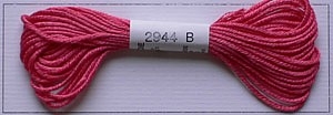 Soie dAlger Seidenstickgarn - Farbe 2944 kühles rot extra