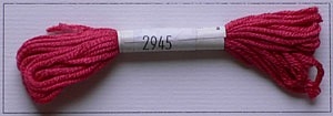 Soie dAlger Seidenstickgarn - Farbe 2945 kühles rot extra