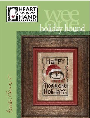 Stickvorlage Heart In Hand Needleart - Holiday Hound