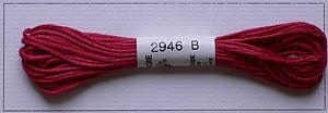 Soie dAlger Seidenstickgarn - Farbe 2946 kühles rot extra