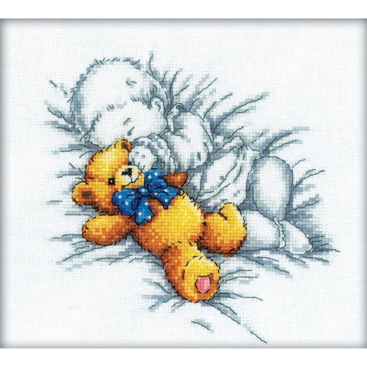 RTO - Baby with Teddy Bear (Stickpackung)