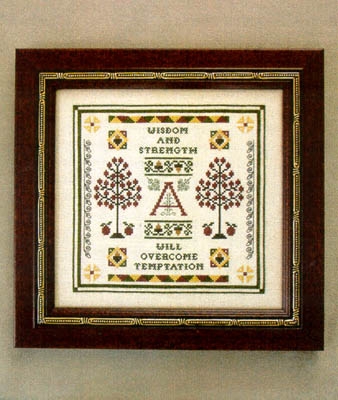 Stickvorlage Miladys Needle - Acorns & Apples Sampler Motifs & Meanings l