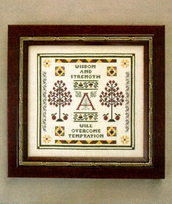 Stickvorlage Miladys Needle - Acorns & Apples Sampler Motifs & Meanings l