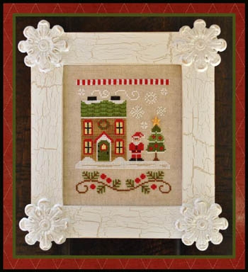 Stickvorlage Country Cottage Needleworks - Santas Village 1 Santas House