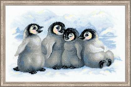 Riolis Stickpackung - Funny Penguins