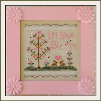 Stickvorlage Country Cottage Needleworks - Let Love Bloom