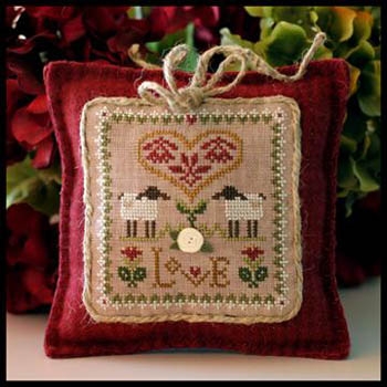 Stickvorlage Little House Needleworks - Little Sheep Virtues 2 Love