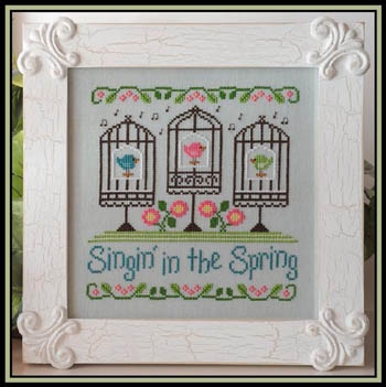 Stickvorlage Country Cottage Needleworks - Singin In The Spring