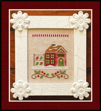 Country Cottage Needleworks - Santas Village 5 Santas Stocking Store