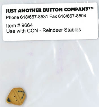 Just Another Button Company - Button Santas Village Reindeer Stables