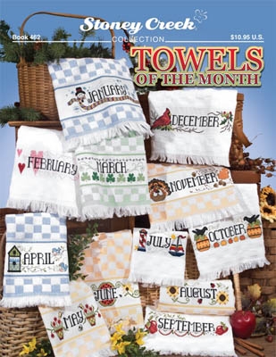 Stickvorlage Stoney Creek Collection - Towels Of The Month