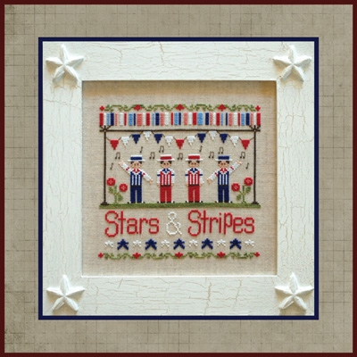Stickvorlage Country Cottage Needleworks - Stars & Stripes