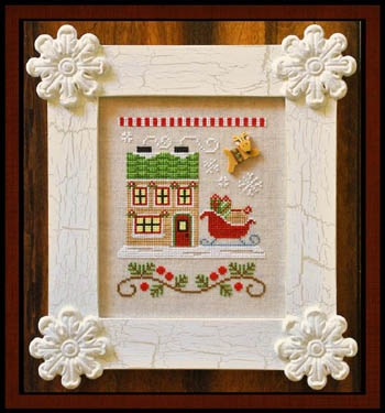 Country Cottage Needleworks - Santas Village 9 Santas Sleighworks
