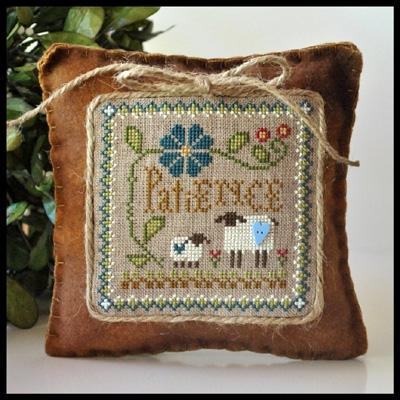 Stickvorlage Little House Needleworks - Little Sheep Virtues 7 Patience
