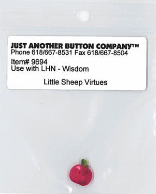 Just Another Button Company - Button Little Sheep Virtues Wisdom