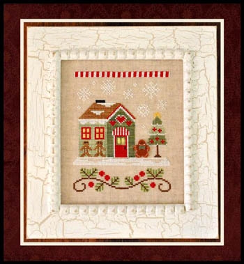 Country Cottage Needleworks - Santas Village 10 Gingerbread Emporium