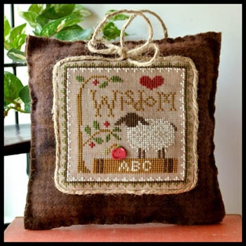 Stickvorlage Little House Needleworks - Little Sheep Virtues 8 Wisdom