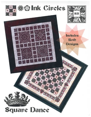 Stickvorlage Ink Circles - Square Dance (Ausverkauf)
