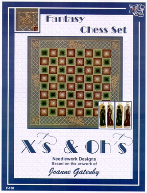 Stickvorlage Xs and Ohs - Fantasy Chess Set