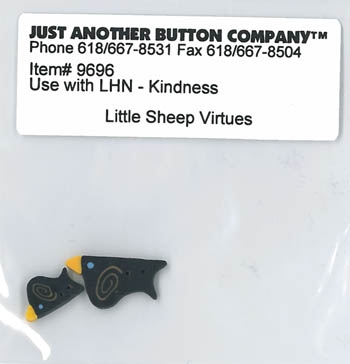 Just Another Button Company - Button Little Sheep Virtues Kindness