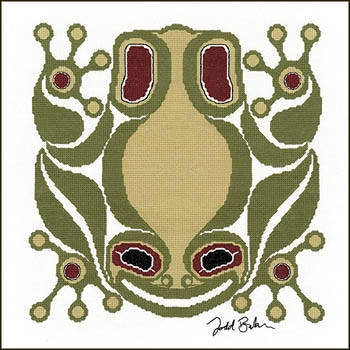 Stickvorlage The Stitching Studio - Squamish Frog