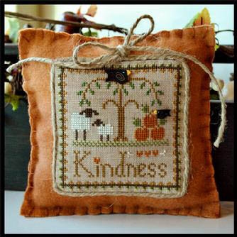 Stickvorlage Little House Needleworks - Little Sheep Virtues 10 Kindness