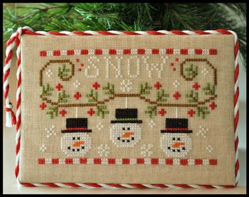 Stickvorlage Country Cottage Needleworks - Snowmen Trio