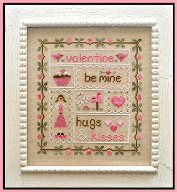 Stickvorlage Country Cottage Needleworks - Be My Valentine