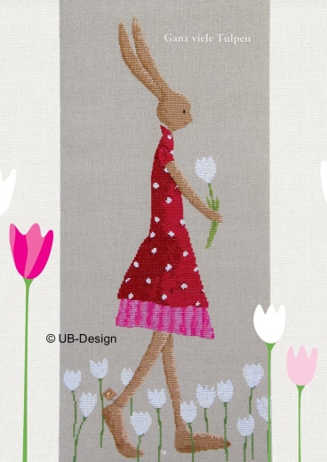 UB-Stickdesign - Langohr trifft Frühling